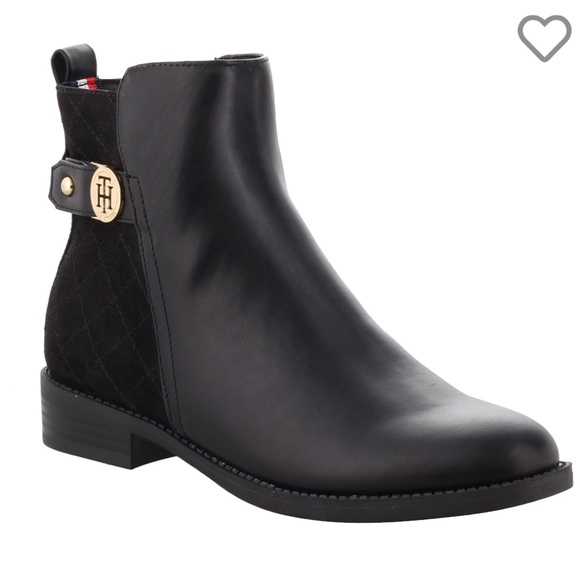 Tommy Hilfiger Shoes - Tommy Hilfiger Isleen Black Chelsea Ankle Boots size 8.5